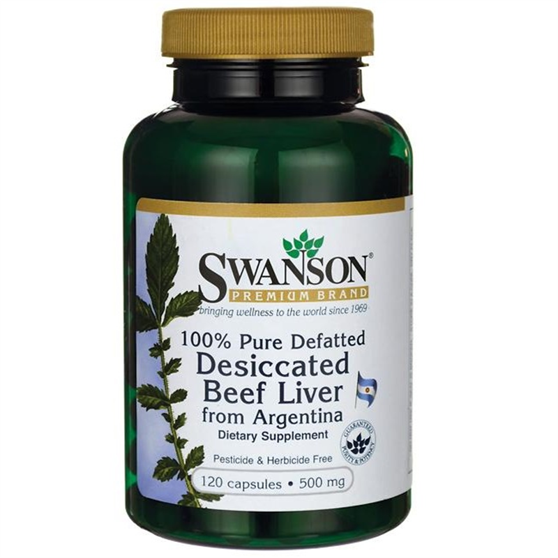 Swanson 100% Pure Defatted Desiccated Beef Liver