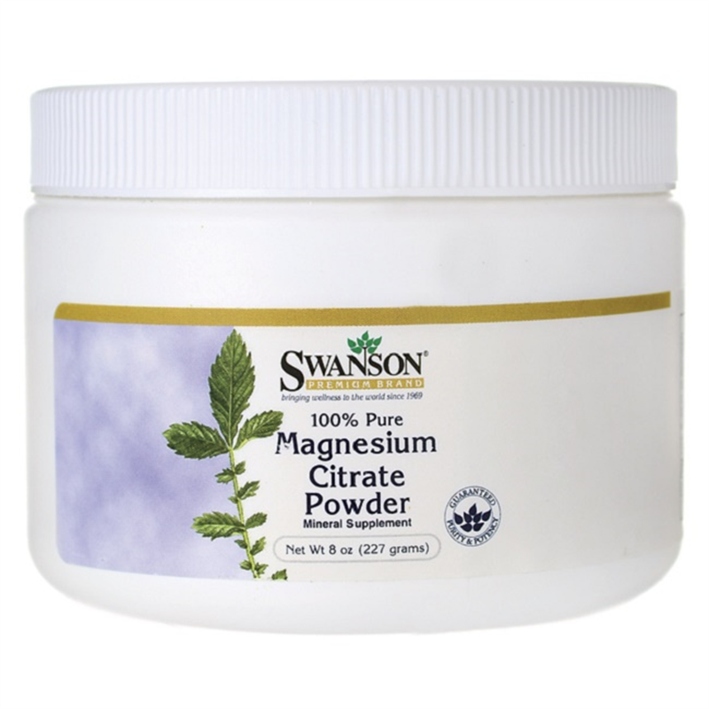Swanson 100% Pure Magnesium Citrate Powder