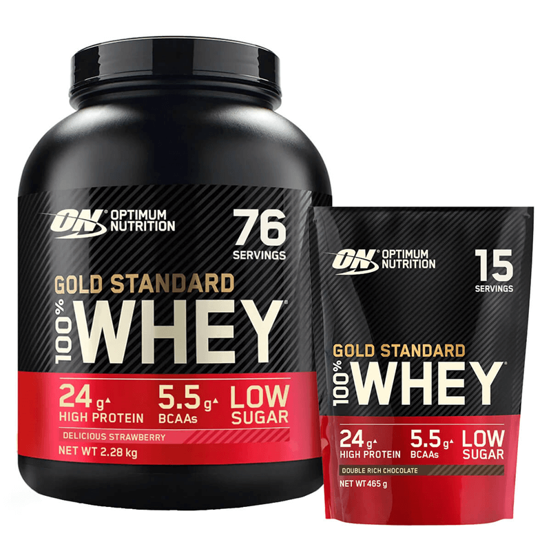 Optimum Nutrition Whey Gold Standard 100% 2270g + Whey Gold Standard 100% 450g