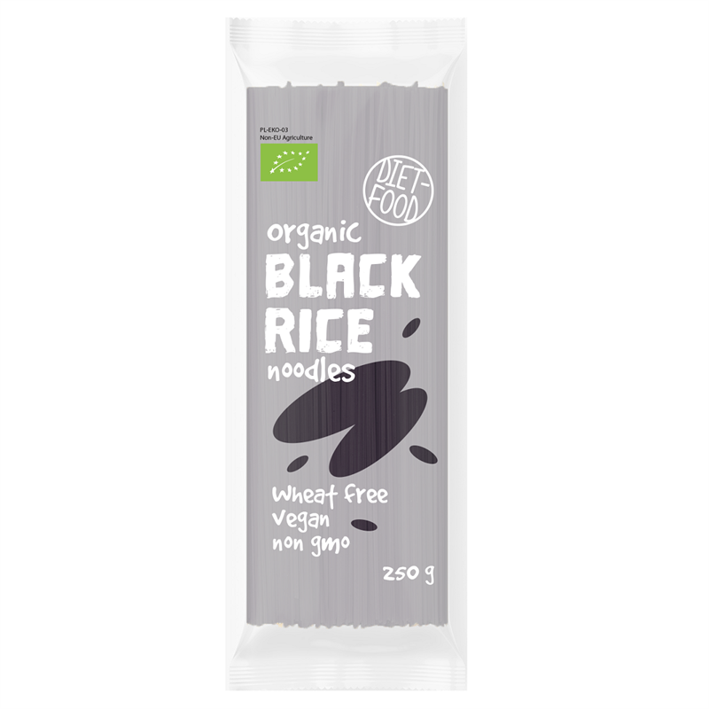Diet Food Bio makaron z czarnego ryżu 100%