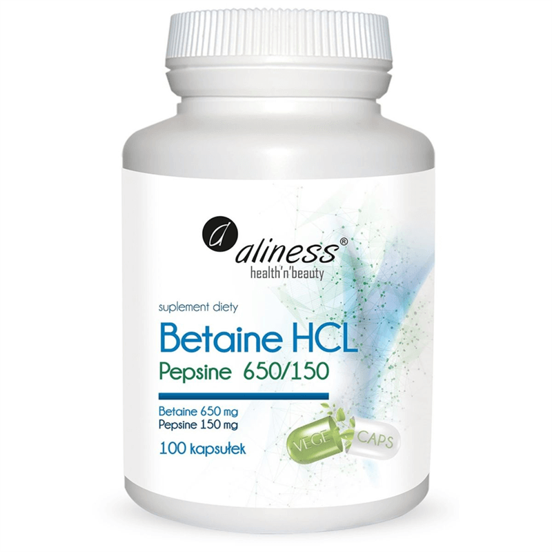 Aliness Betaina HCL + Pepsyna 650/150