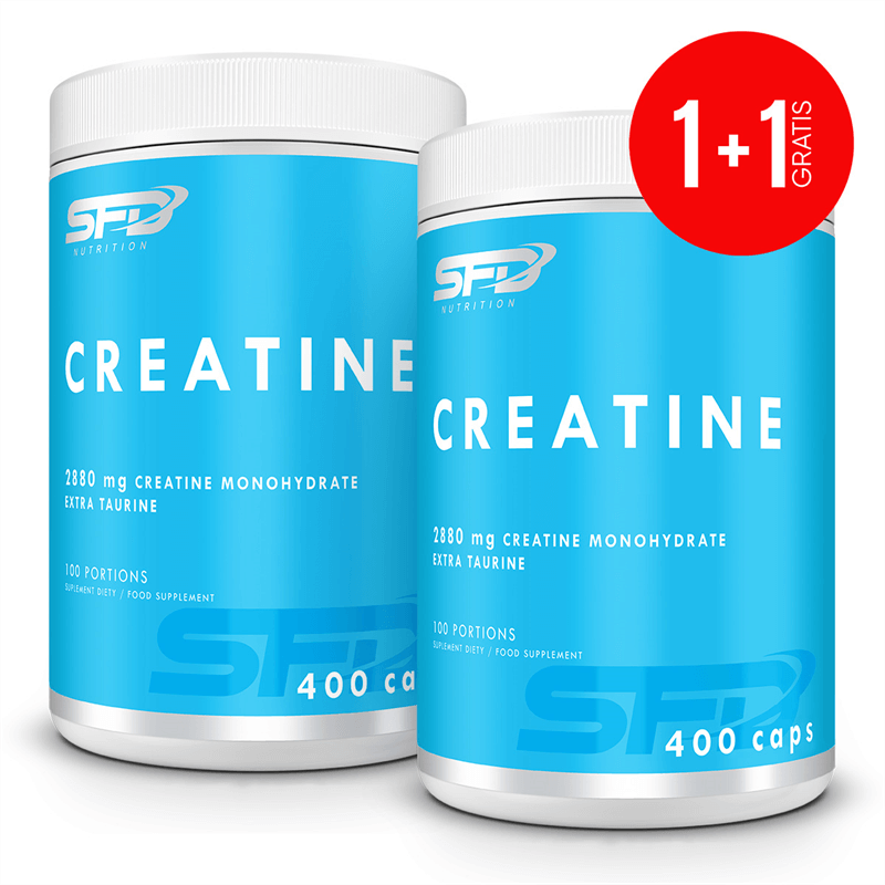 SFD NUTRITION 1+1 GRATIS Creatine 400 kapsułek