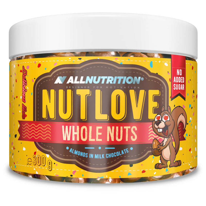 ALLNUTRITION Nutlove Wholenuts - Migdały W Mlecznej Czekoladzie