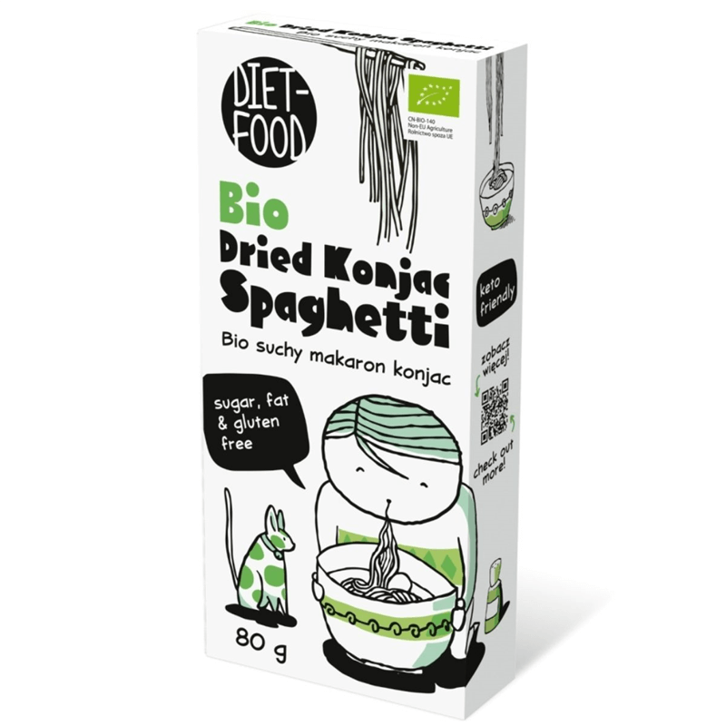 Diet Food Bio Suchy Makaron Shirataki Konjac Spaghetti