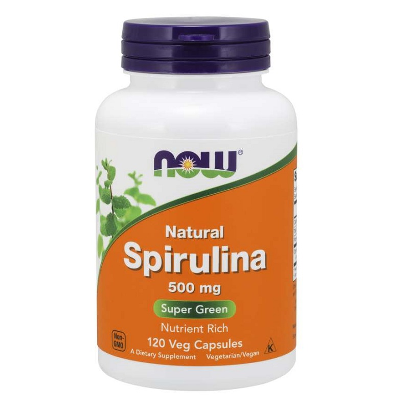 Now Spirulina 500 mg