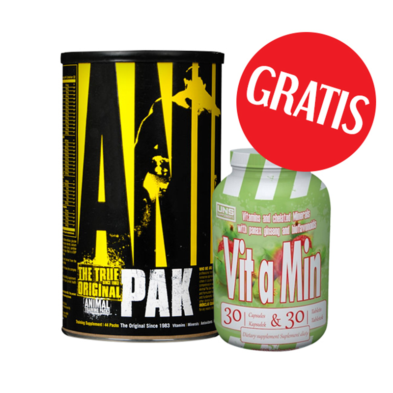 Universal Nutrition Animal Pak + Vit a Min