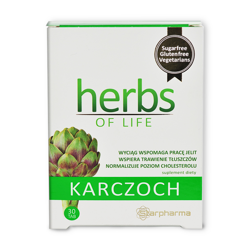 Starpharma Herbs of Life Karczoch