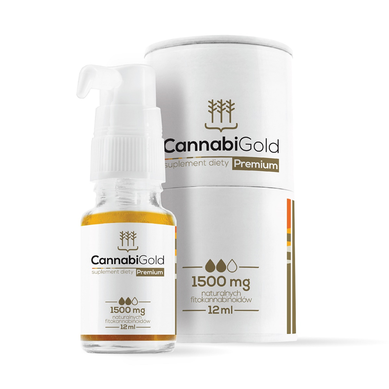 CannabiGold Olejek CBD CannabiGold Premium 1500 mg