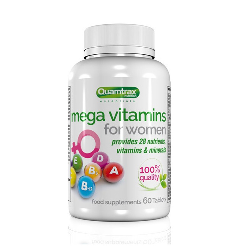 Quamtrax Mega Vitamins for WOMEN 60 tabs