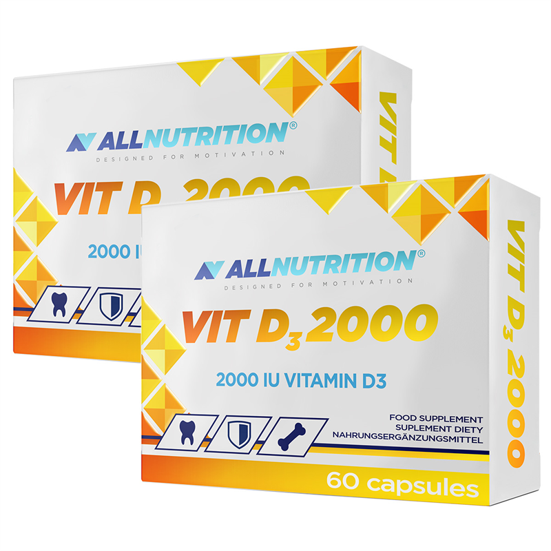 ALLNUTRITION 2x VIT D3 2000 60caps
