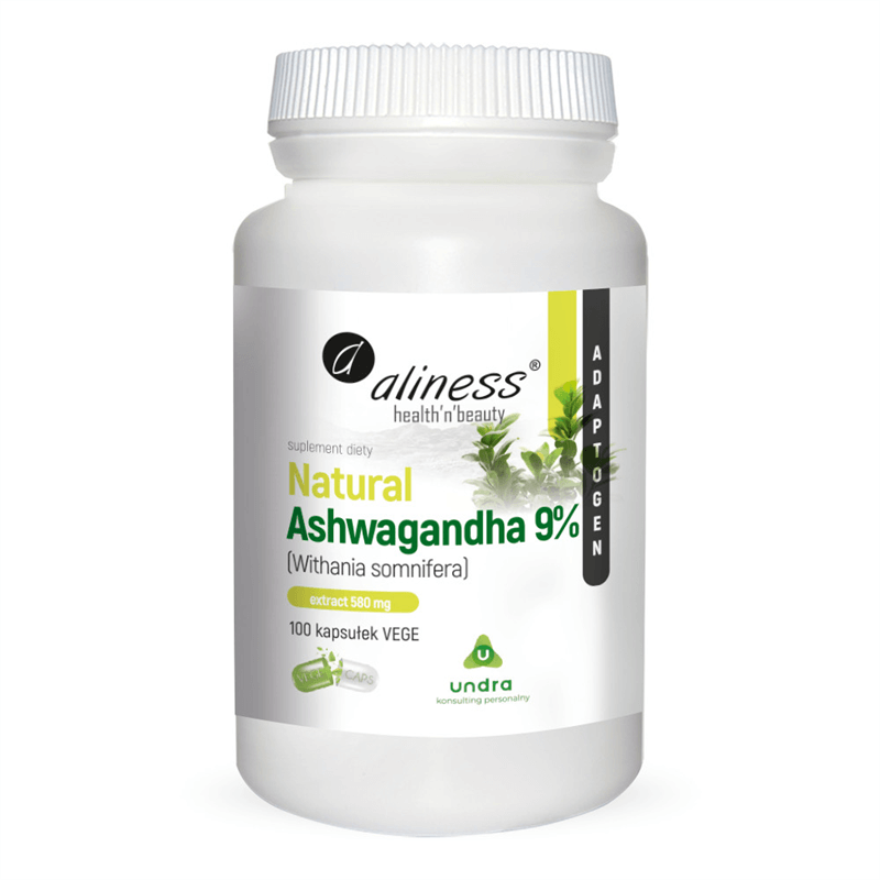 Aliness Natural Ashwagandha 580 mg 9%