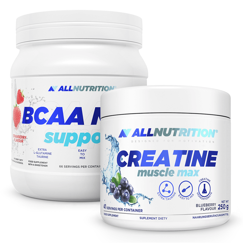 ALLNUTRITION Creatine Muscle Max 250g + BCAA Max Support 500g