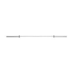 Sztanga olimpijska srebrna 28mm z gumowym logo 2.01m /15kg