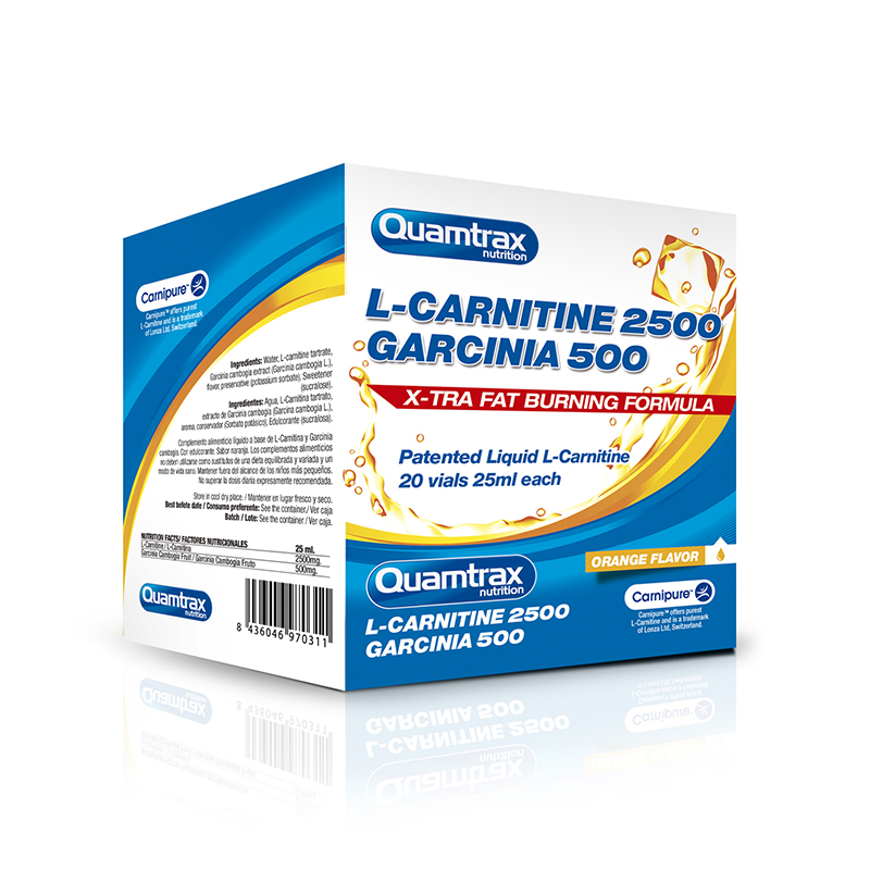 Quamtrax L-CARNITINA + GARCINIA 20x25ml