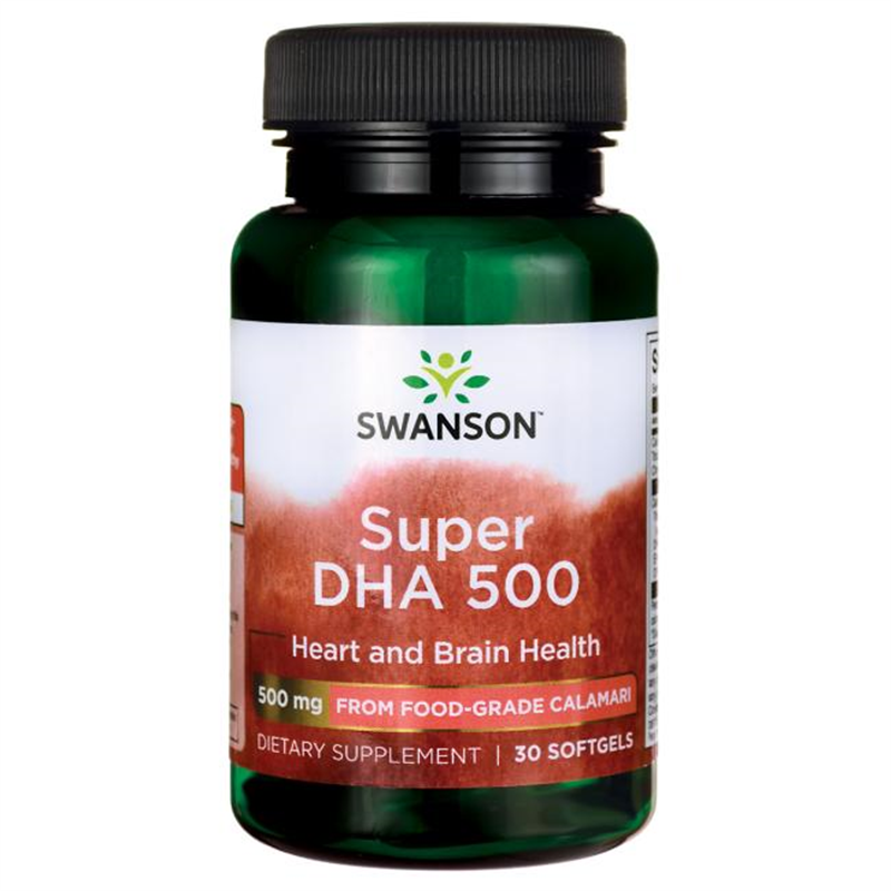 Swanson Super DHA 500 from Food-Grade Calamari