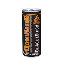 DOMINATOR - Strong Energy Drink BLACK EDITION
