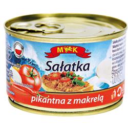 Sałatka pikantna z makrelą