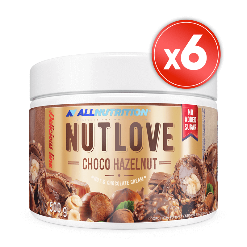 ALLNUTRITION 6x Nutlove Choco Hazelnut 500g