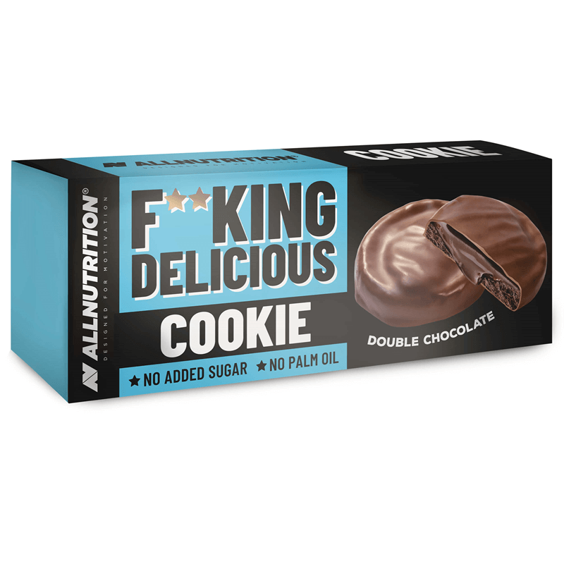 ALLNUTRITION 10+4 Gratis Fitking Cookie Double Chocolate 128g