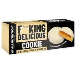 6 x Fitking Cookie White Creamy Peanut 128g