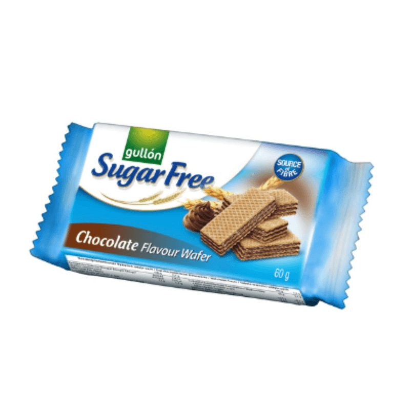 Gullon Choco Wafle z nadzieniem o smaku czekolady bez cukrów