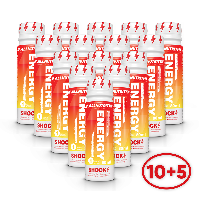 ALLNUTRITION 10 + 5 GRATIS Energy Shock Shot 80ml