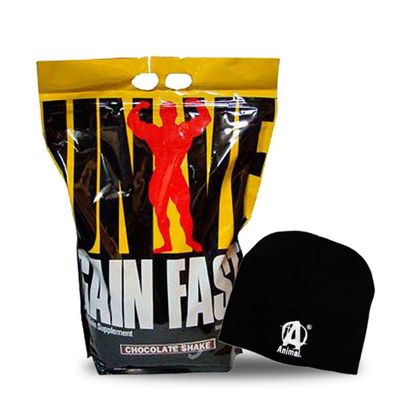 Universal Nutrition Gain Fast + Czapka Animal
