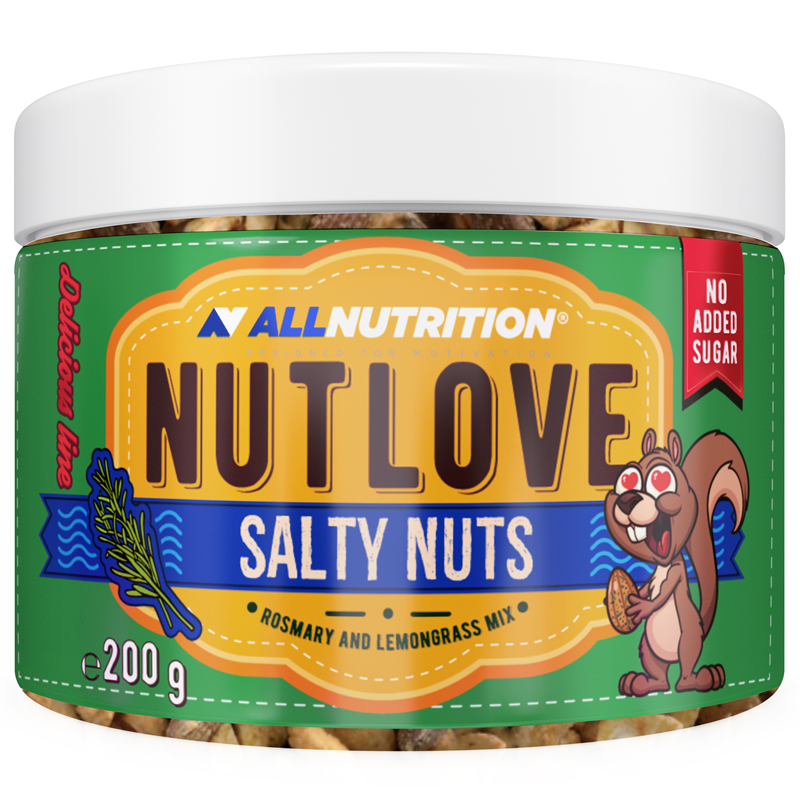 ALLNUTRITION NUTLOVE SALTY NUTS Rozmaryn z Trawą cytrynową