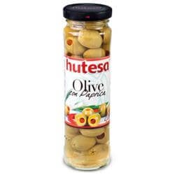 Oliwki zielone faszerowane papryką