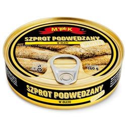 Szprot podwędzany w oleju winter