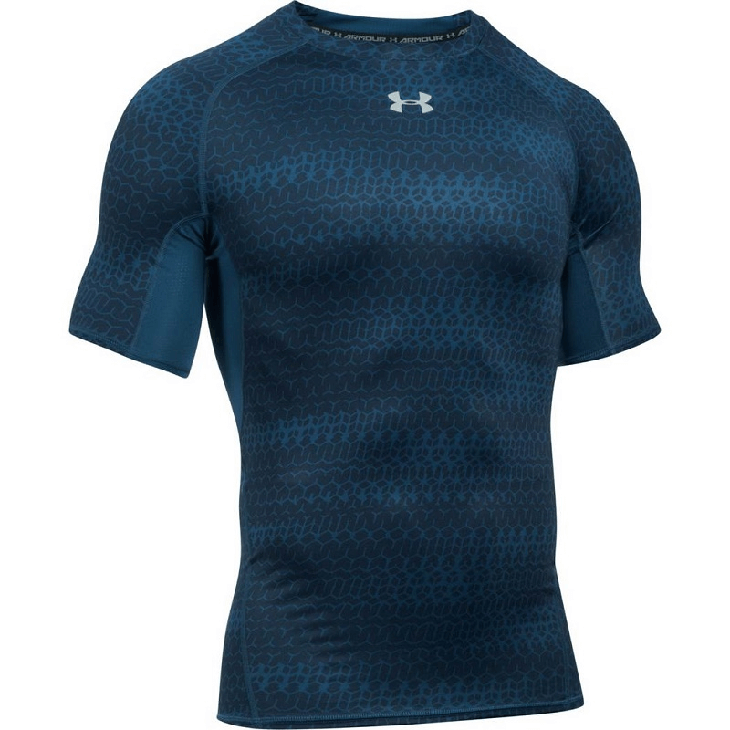 Under Armour HeatGear Armour Compression Printed Nave Blue