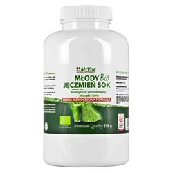 Młody jęczmień sproszkowany sok