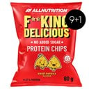 9+1 GRATIS Fitking Delicious Protein Chips Sweet Paprika 60g ()