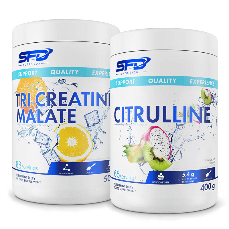 SFD NUTRITION Citrulline 400g + Tri Creatine Malate 500g
