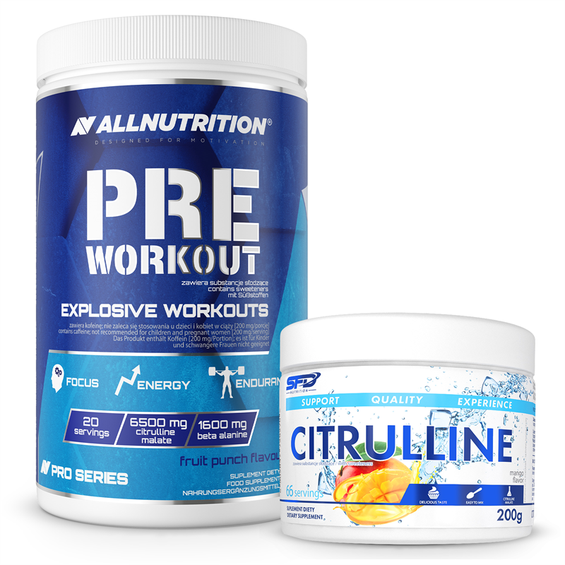 ALLNUTRITION Pre Workout Pro Series 600g + Citrulline 200g GRATIS