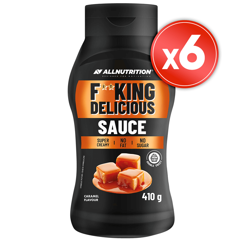 ALLNUTRITION 6x Fitking Delicious Sauce Caramel 410g