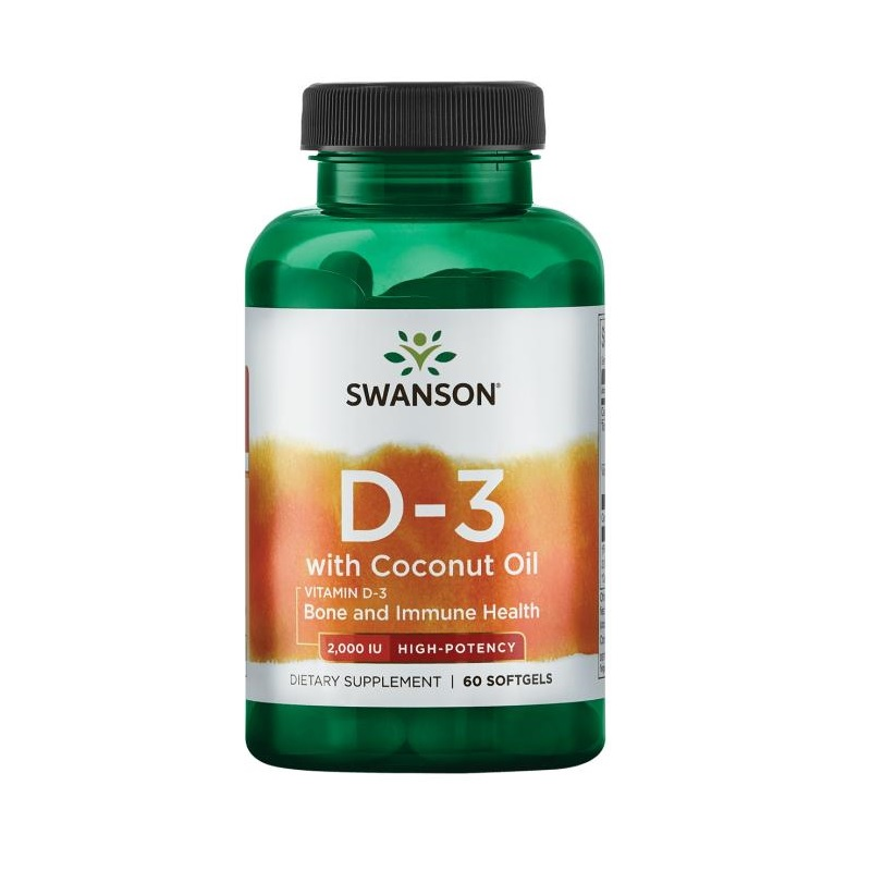 Swanson D-3 with Coconut Oil