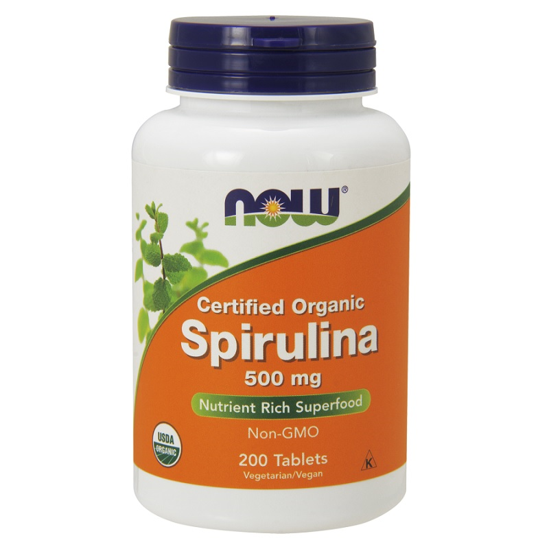 Now Spirulina 500 mg
