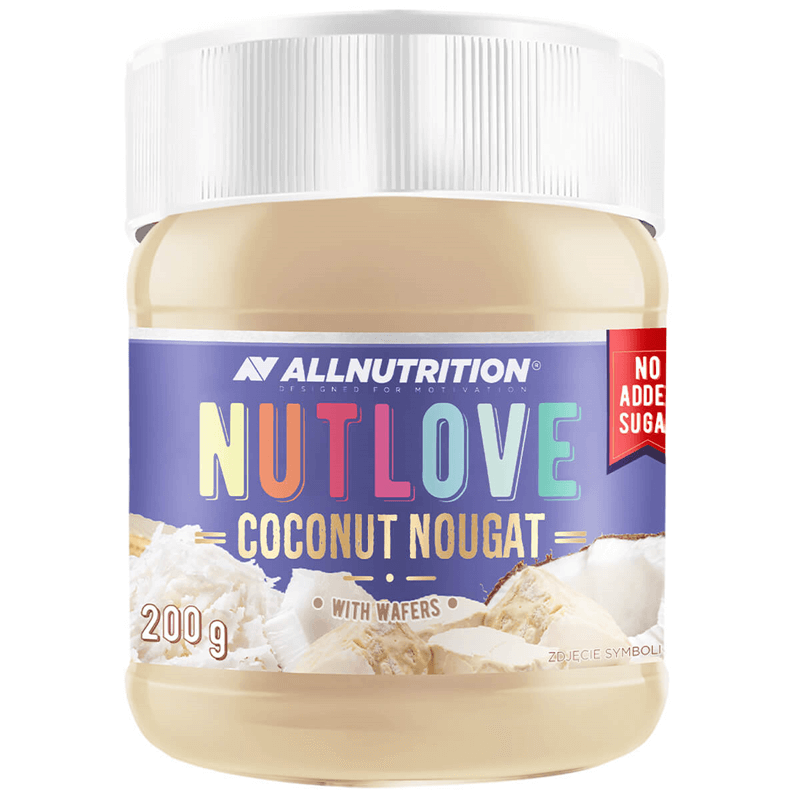 ALLNUTRITION 1+1 GRATIS NUTLOVE Coco Nougat With Wafers 200g