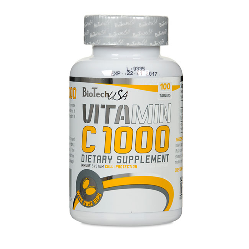 BioTechUSA Vitamin C 1000 With Rose Hips