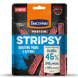 Protein Stripsy Suszone paski z szynki