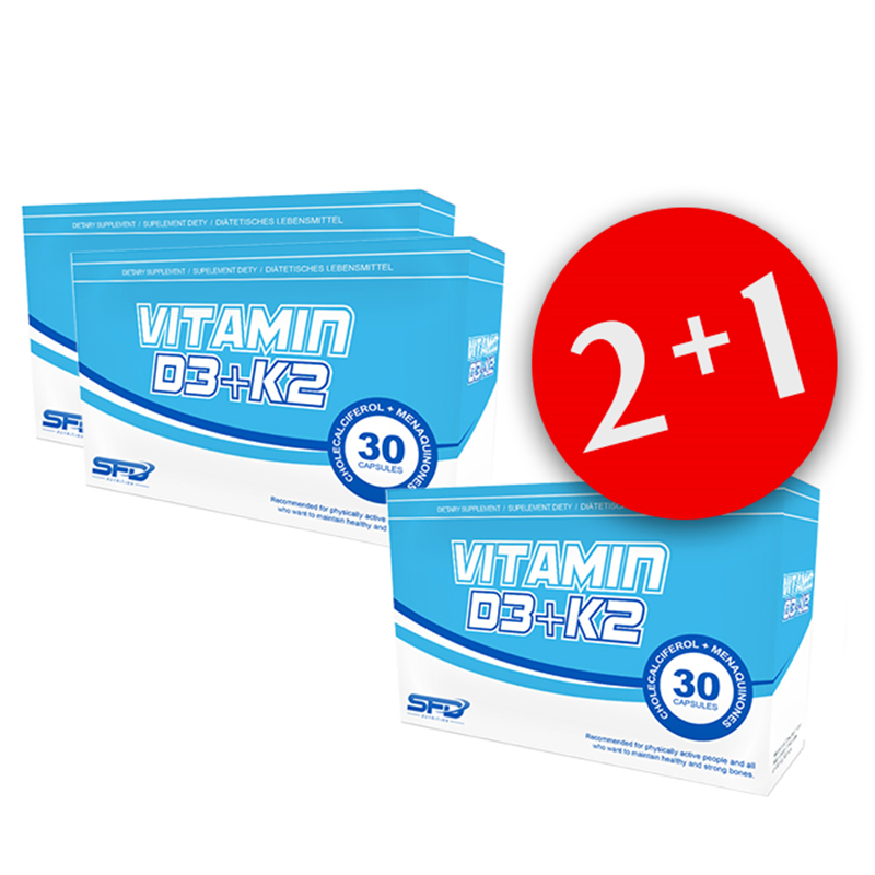 SFD NUTRITION 2xVitamin D3 + K2 + Vitamin D3 + K2