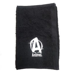 Animal Workout Towel Black 45x30