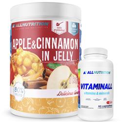 Apple & Cinnamon In Jelly 1000g+VitaminALL 60kaps