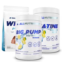 Creatine 500g + Big Pump 420g + Whey Protein 908g