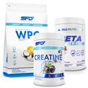 Creatine 500g + Wpc Protein Plus 900g + Beta Alanine 500g ()