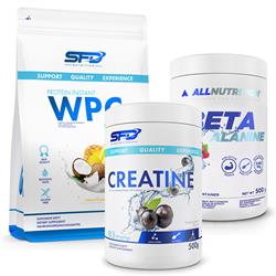 Creatine 500g + Wpc Protein Plus 900g + Beta Alanine 500g