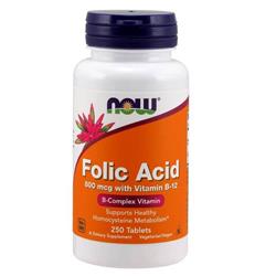 Folic Acid 800 mcg with Vitamin B-12 Tablets
