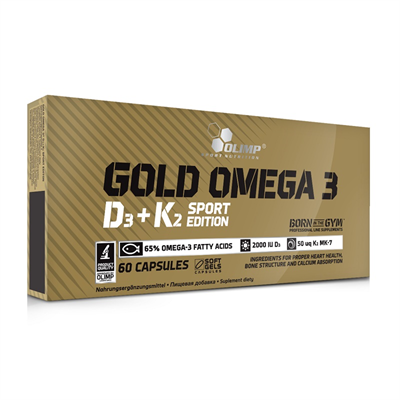 Gold Omega 3 D3 + K2 Sport Edition