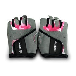 Ladies Fitenss Pink Camo Gloves